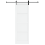 Puerta Corrediza  con Set de Herrajes Blanca 78x232 cm de Madera de Pino Sólido | Foro24.es | Tu tienda online para hogar, jardín y más Foro24.es