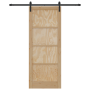 Puerta Corrediza  con set de hardware 83x211 cm Madera Maciza de Pino | Foro24.es | Tu tienda online para hogar, jardín y más Foro24.es