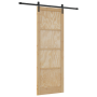 Puerta Corredera  con Juego de Herrajes 83x232 cm de Madera Maciza de Pino | Foro24.es | Tu tienda online para hogar, jardín y más Foro24.es