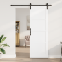 Puerta Deslizante  con Set de Herrajes Blanca 83x232 cm Madera Maciza de Pino | Foro24.es | Tu tienda online para hogar, jardín y más Foro24.es