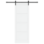 Puerta Deslizante  con Set de Herrajes Blanca 83x232 cm Madera Maciza de Pino | Foro24.es | Tu tienda online para hogar, jardín y más Foro24.es
