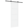 Puerta Deslizante  con Set de Herrajes Blanca 83x232 cm Madera Maciza de Pino | Foro24.es | Tu tienda online para hogar, jardín y más Foro24.es