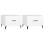 Couchtisch mit Metallbeinen 2 Einheiten weiß 50x50x40 cm von vidaXL, Couchtisch - Ref: Foro24-812727, Preis: 57,43 €, Rabatt: %