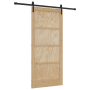Puerta deslizante  con juego de hardware 93x202 cm de madera sólida de pino | Foro24.es | Tu tienda online para hogar, jardín y más Foro24.es
