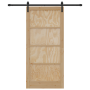 Puerta deslizante  con juego de hardware 93x202 cm de madera sólida de pino | Foro24.es | Tu tienda online para hogar, jardín y más Foro24.es