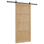 Puerta deslizante  con juego de hardware 93x202 cm de madera sólida de pino | Foro24.es | Tu tienda online para hogar, jardín y más Foro24.es