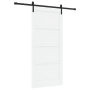 Puerta Deslizante  con Herrajes Blanca 93x202 cm Madera Maciza de Pino | Foro24.es | Tu tienda online para hogar, jardín y más Foro24.es