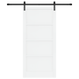 Puerta Deslizante  con Herrajes Blanca 93x202 cm Madera Maciza de Pino | Foro24.es | Tu tienda online para hogar, jardín y más Foro24.es