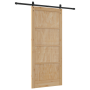 Puerta Deslizante  con Juego de Accesorios 93x211 cm Madera Maciza de Pino | Foro24.es | Tu tienda online para hogar, jardín y más Foro24.es