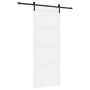 Puerta Deslizante  con Herrajes Blanca 93x232 cm de Madera de Pino Maciza | Foro24.es | Tu tienda online para hogar, jardín y más Foro24.es