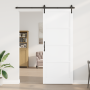 Puerta Deslizante  con Herrajes Blanca 93x232 cm de Madera de Pino Maciza | Foro24.es | Tu tienda online para hogar, jardín y más Foro24.es