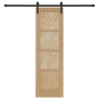 Puerta Corrediza  con Set de Hardware 61x198.5 cm Madera Maciza de Pino | Foro24.es | Tu tienda online para hogar, jardín y más Foro24.es