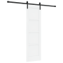 Puerta Corrediza con Set de Hardware Blancas 61x198.5 cm de Madera Maciza de Pino | Foro24.es | Tu tienda online para hogar, jardín y más Foro24.es
