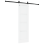Puerta Corrediza con Set de Hardware Blancas 61x198.5 cm de Madera Maciza de Pino | Foro24.es | Tu tienda online para hogar, jardín y más Foro24.es