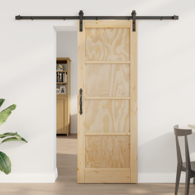 Puerta Deslizante con Juego de Herrajes