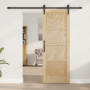 Puerta Deslizante  con Juego de Herrajes 73.5x198.5 cm Madera Maciza de Pino | Foro24.es | Tu tienda online para hogar, jardín y más Foro24.es