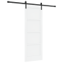 Puerta Deslizante  con Juego de Accesorios Blanca 73.5x198.5 cm de Madera Maciza de Pino | Foro24.es | Tu tienda online para hogar, jardín y más Foro24.es