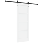 Puerta Deslizante  con Juego de Accesorios Blanca 73.5x198.5 cm de Madera Maciza de Pino | Foro24.es | Tu tienda online para hogar, jardín y más Foro24.es