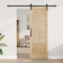 Puerta Corrediza con Juego de Herrajes 73.5x211 cm Madera Maciza de Pino | Foro24.es | Tu tienda online para hogar, jardín y más Foro24.es