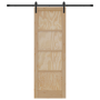 Puerta Corrediza con Juego de Herrajes 73.5x211 cm Madera Maciza de Pino | Foro24.es | Tu tienda online para hogar, jardín y más Foro24.es