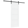 Puerta Corredera  con Juego de Herrajes Blanca 78x202 cm Madera Maciza de Pino | Foro24.es | Tu tienda online para hogar, jardín y más Foro24.es