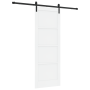 Puerta Deslizante  con Set de Hardware Blanca 78x211 cm en Madera Sólida de Pino | Foro24.es | Tu tienda online para hogar, jardín y más Foro24.es