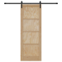 Puerta Corredera con Juego de Herrajes 78x211 cm Madera Maciza Pino | Foro24.es | Tu tienda online para hogar, jardín y más Foro24.es