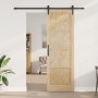 Puerta Deslizante con Juego de Herrajes 78x232 cm Madera Sólida de Pino | Foro24.es | Tu tienda online para hogar, jardín y más Foro24.es