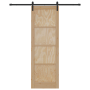 Puerta Deslizante con Juego de Herrajes 78x232 cm Madera Sólida de Pino | Foro24.es | Tu tienda online para hogar, jardín y más Foro24.es