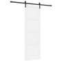 Puerta Deslizante  con Juego de Herrajes Blanca 78x232 cm de Madera Maciza de Pino | Foro24.es | Tu tienda online para hogar, jardín y más Foro24.es