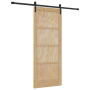 Puerta Corredera  con Juego de Herrajes 83x202 cm Madera Sólida de Pino | Foro24.es | Tu tienda online para hogar, jardín y más Foro24.es