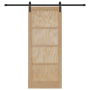 Puerta Corredera  con Juego de Herrajes 83x202 cm Madera Sólida de Pino | Foro24.es | Tu tienda online para hogar, jardín y más Foro24.es