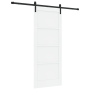 Puerta Deslizante  blanca 83x202 cm de madera maciza de pino con juego de herrajes | Foro24.es | Tu tienda online para hogar, jardín y más Foro24.es