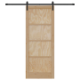 Puerta Deslizante  con Juego de Herrajes 83x211 cm de Madera Maciza de Pino | Foro24.es | Tu tienda online para hogar, jardín y más Foro24.es