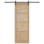 Puerta Corrediza con Juego de Hardware 83x232 cm Madera Maciza de Pino | Foro24.es | Tu tienda online para hogar, jardín y más Foro24.es