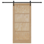 Puerta Deslizante  con Juego de Herrajes 93x202 cm de Madera Sólida de Pino | Foro24.es | Tu tienda online para hogar, jardín y más Foro24.es