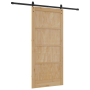 Puerta Deslizante  con Juego de Herrajes 93x202 cm de Madera Sólida de Pino | Foro24.es | Tu tienda online para hogar, jardín y más Foro24.es