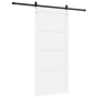 Puerta Deslizante  con Juego de Herrajes Blanca 93x202 cm Madera Sólida de Pino | Foro24.es | Tu tienda online para hogar, jardín y más Foro24.es