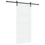 Puerta Deslizante  con Set de Herrajes Blanca 93x211 cm Madera Maciza de Pino | Foro24.es | Tu tienda online para hogar, jardín y más Foro24.es