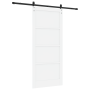 Puerta Deslizante  con Set de Herrajes Blanca 93x211 cm Madera Maciza de Pino | Foro24.es | Tu tienda online para hogar, jardín y más Foro24.es