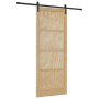 Puerta corredera  con conjunto de herrajes 93x232 cm madera maciza de pino | Foro24.es | Tu tienda online para hogar, jardín y más Foro24.es