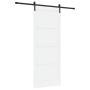 Puerta Deslizante  con Juego de Herrajes Blanca 93x232 cm Madera Maciza de Pino | Foro24.es | Tu tienda online para hogar, jardín y más Foro24.es