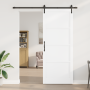 Puerta Deslizante  con Juego de Herrajes Blanca 93x232 cm Madera Maciza de Pino | Foro24.es | Tu tienda online para hogar, jardín y más Foro24.es