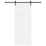 Puerta Deslizante  con Juego de Herrajes Blanca 93x232 cm Madera Maciza de Pino | Foro24.es | Tu tienda online para hogar, jardín y más Foro24.es