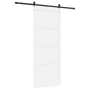Puerta Deslizante  con Juego de Herrajes Blanca 93x232 cm Madera Maciza de Pino | Foro24.es | Tu tienda online para hogar, jardín y más Foro24.es