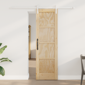 Puerta Deslizante con Juego de Herrajes 61x198.5