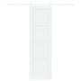 Puerta Deslizante  con Herrajes Blancos 61x198.5 cm Madera Maciza de Pino | Foro24.es | Tu tienda online para hogar, jardín y más Foro24.es