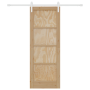 Puerta Deslizante  con Herrajes 73.5x198.5 cm Madera Sólida de Pino | Foro24.es | Tu tienda online para hogar, jardín y más Foro24.es