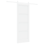 Puerta Deslizante  con Conjunto de Herrajes Blanca 73.5x198.5 cm Madera Maciza de Pino | Foro24.es | Tu tienda online para hogar, jardín y más Foro24.es