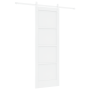 Puerta Deslizante con Set de Herrajes Blanca 73.5x211 cm Madera Maciza de Pino | Foro24.es | Tu tienda online para hogar, jardín y más Foro24.es
